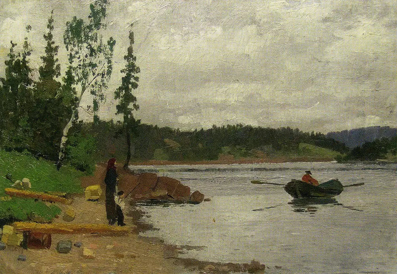 Kıyıya doğru yürüyen adam - Edvard Munch