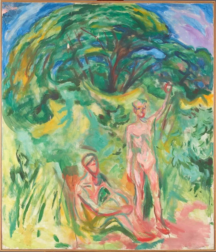 Ormanda Çıplak Adamlar - Edvard Munch