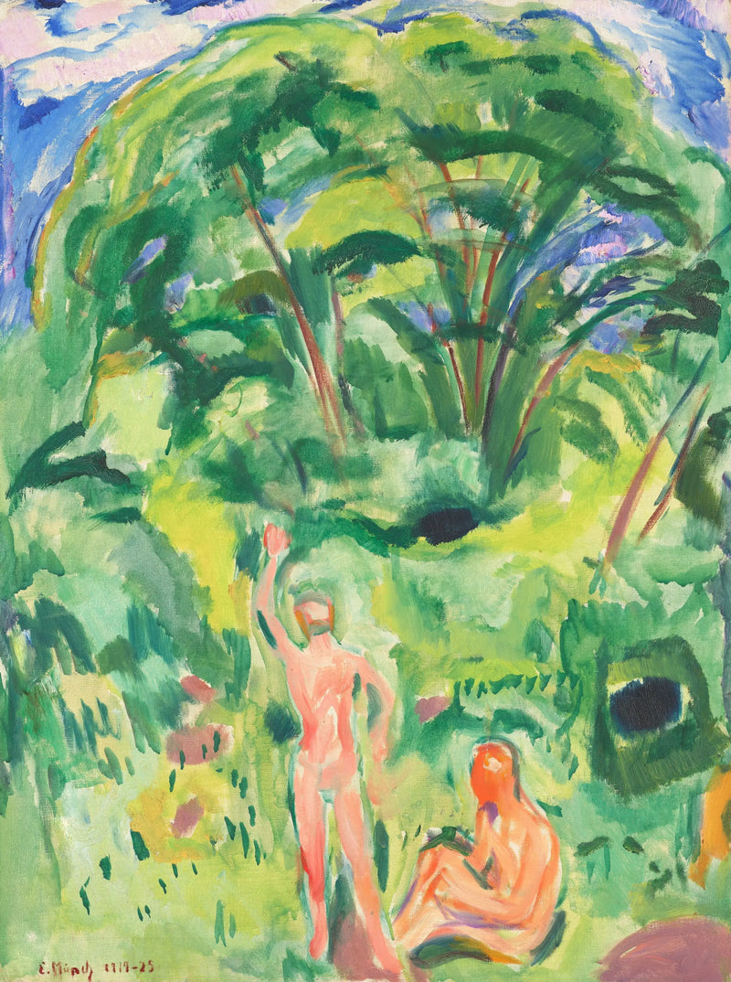 Ormanda Çıplak Adamlar - Edvard Munch