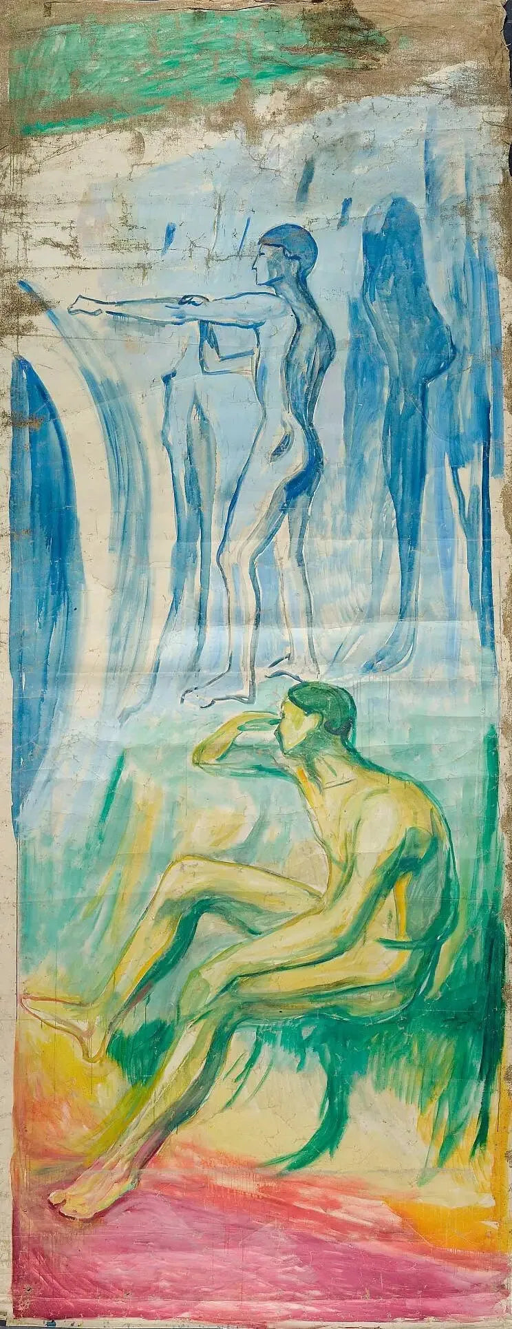 Güneşe Dönük Adamlar - Edvard Munch
