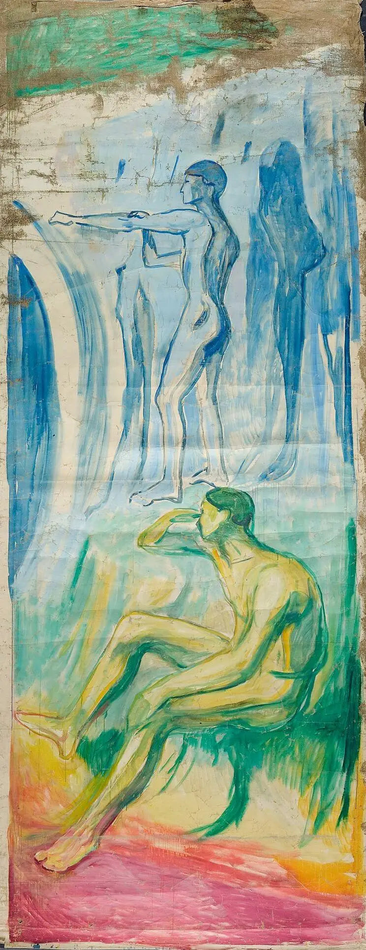 Güneşe Dönük Adamlar - Edvard Munch