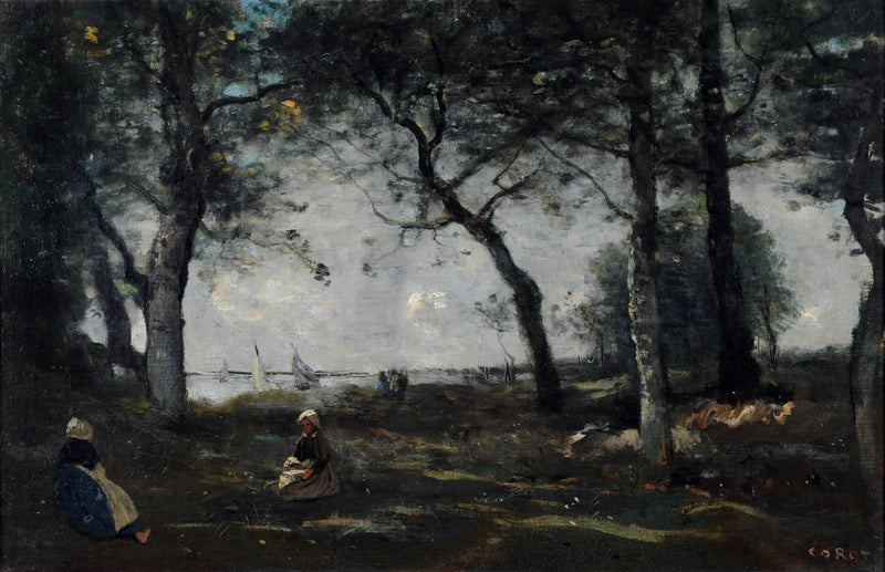 Honfleur - Jean-Baptiste Camille Corot