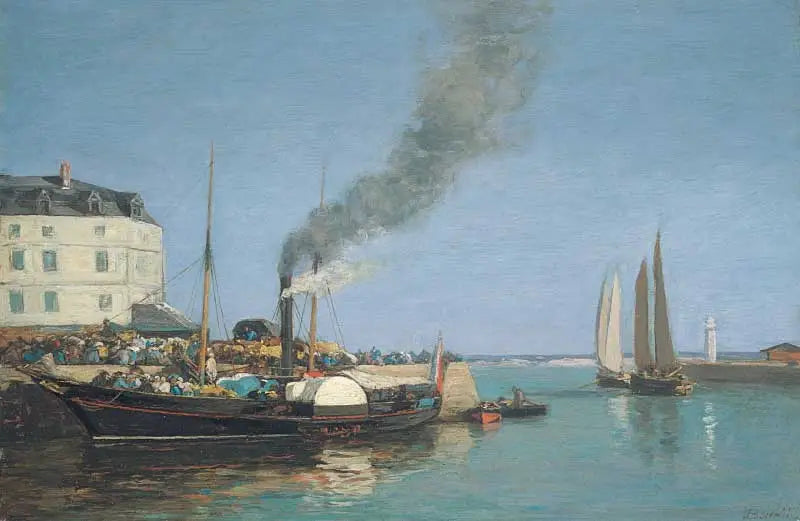 Honfleur, iskele - Eugène Boudin
