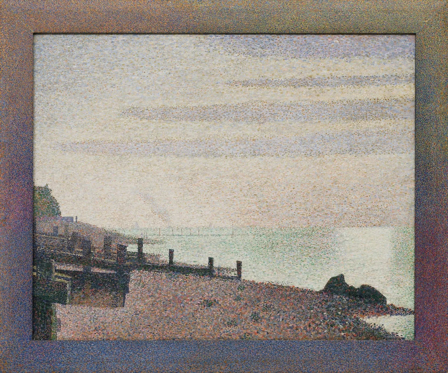 Honfleur, bir akşam, Seine ağzı - Georges Seurat