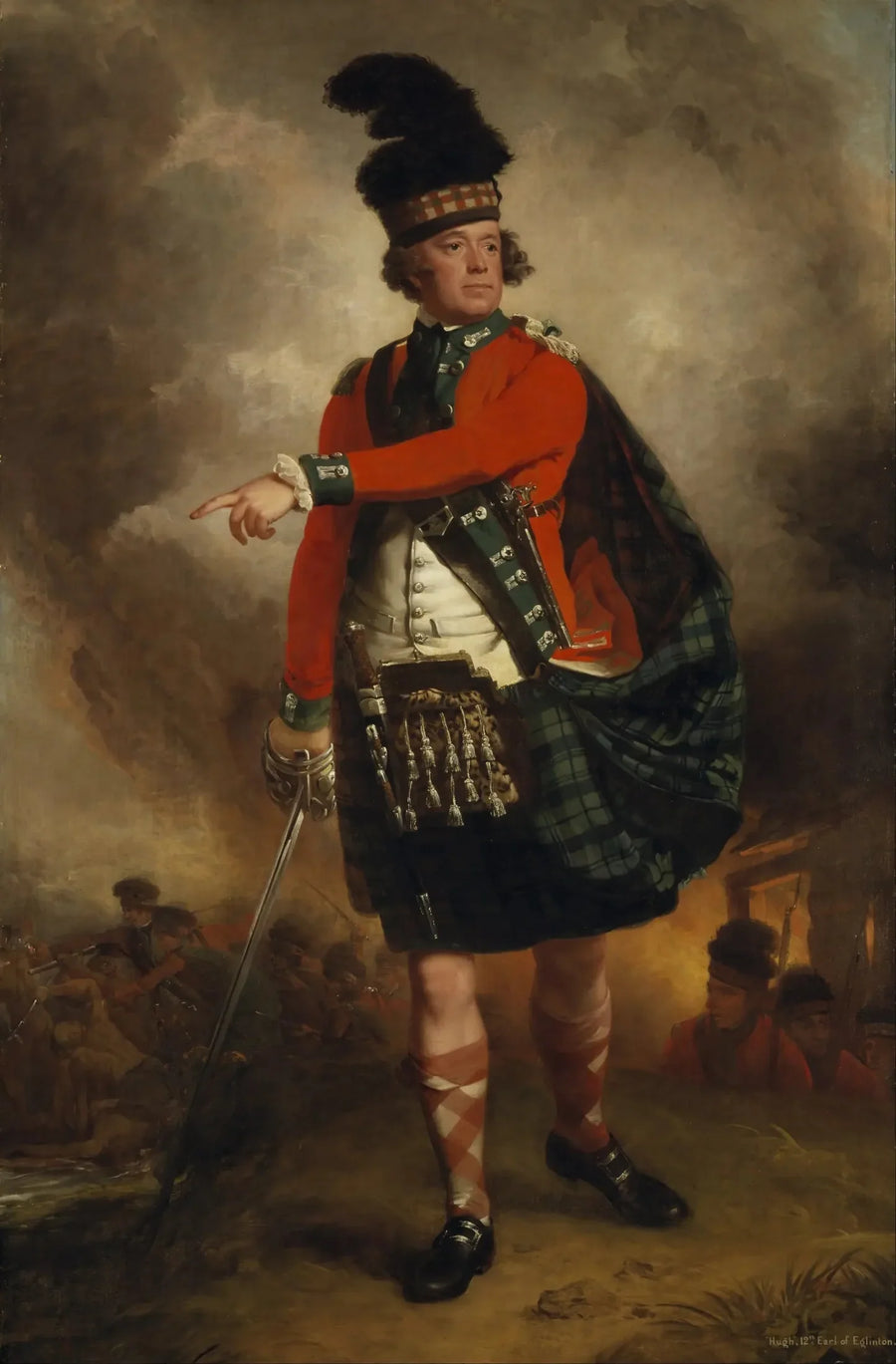 Hugh Montgomerie, 12. Eglinton Kontu. Asker; Ayrshire Lord Lieutenant - John Singleton Copley