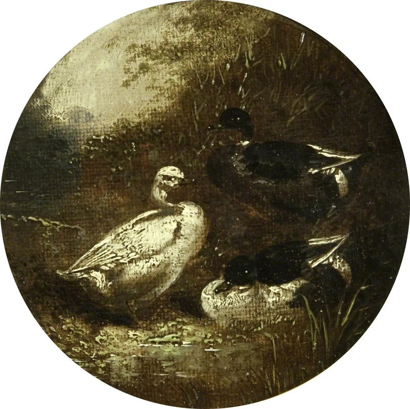 Sekiz dairesel çiftlik sahnesi: Ördekler - John Frederick Herring, Sr.