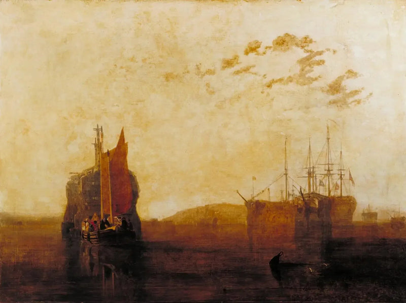 Tamar'daki Hulks - J. M. W. Turner