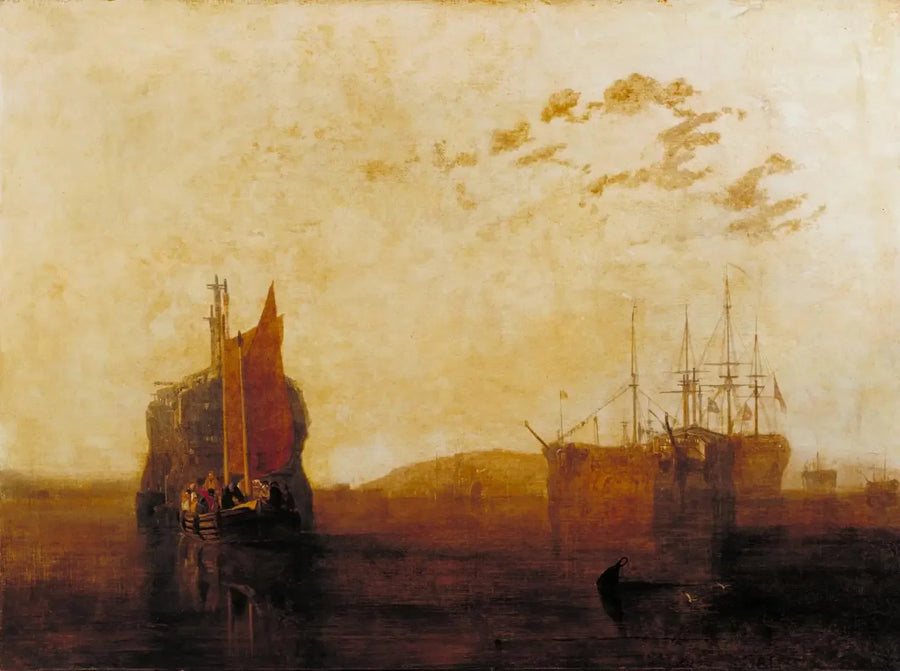 Tamar'daki Hulks - J. M. W. Turner