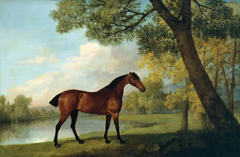 Hunter bai göl kenarında - George Stubbs