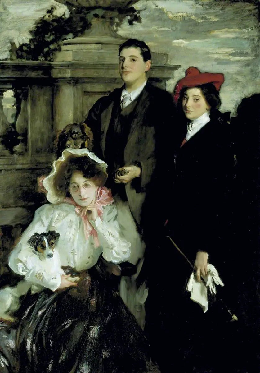 Hylda, Almina ve Conway, Asher Wertheimer'in çocukları - John Singer Sargent