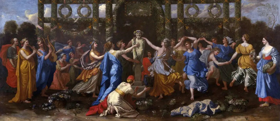 Priape Kurbanı Sırasında Kadına Dönüştürülmüş Hyménée - Nicolas Poussin