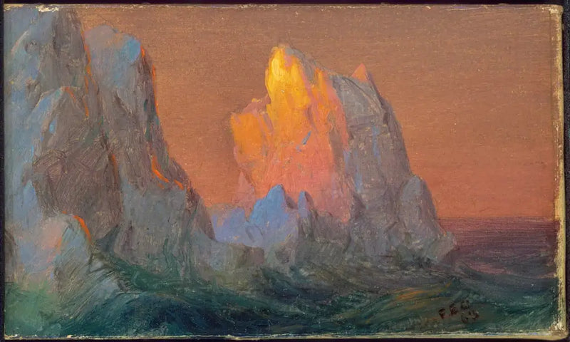 Buzdağları - Frederic Edwin Church