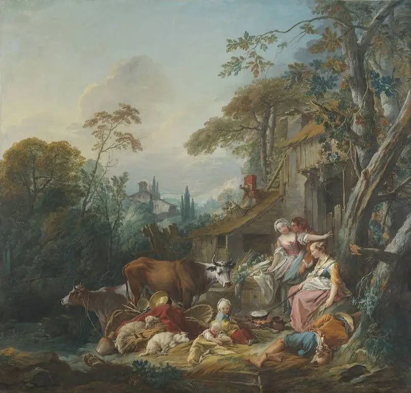 Kırsal İdyll - François Boucher