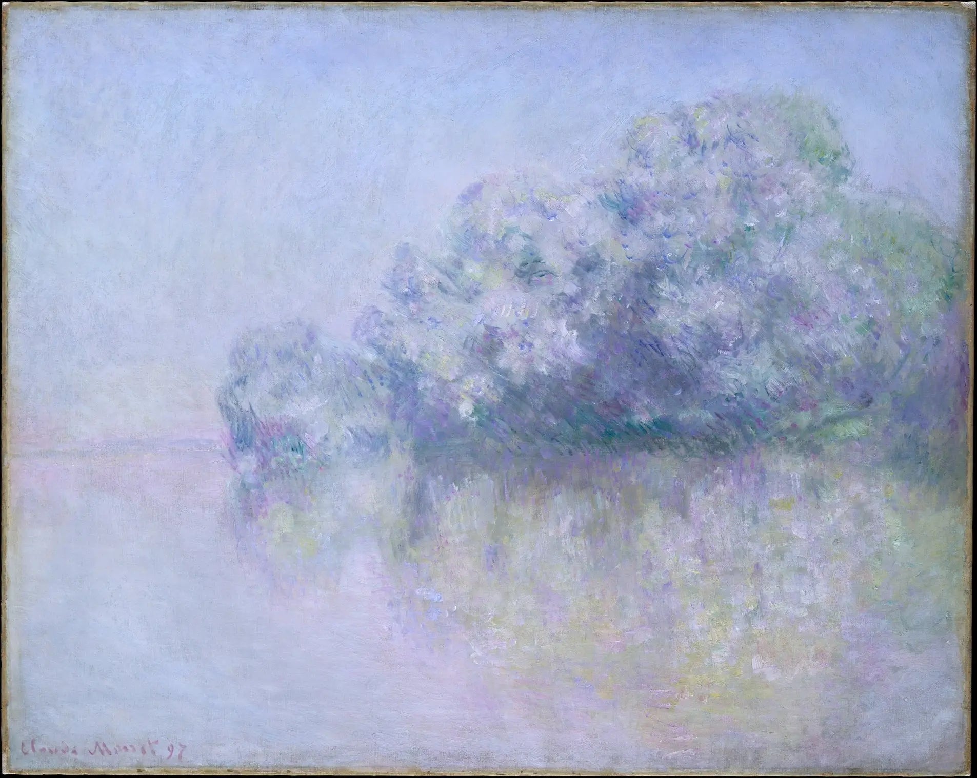 Reproduction du tableau « Île aux Orties près de Vernon - Claude Monet » par Alpha Reproduction en peinture à l’huile