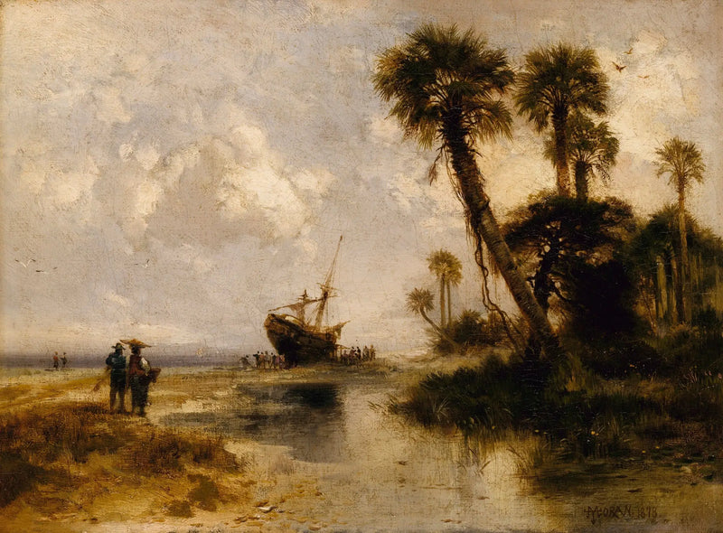 Fort George Adası, Florida - Thomas Moran
