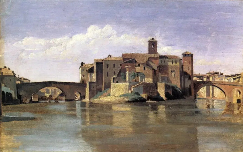 San Bartolomeo Adası - Jean-Baptiste Camille Corot