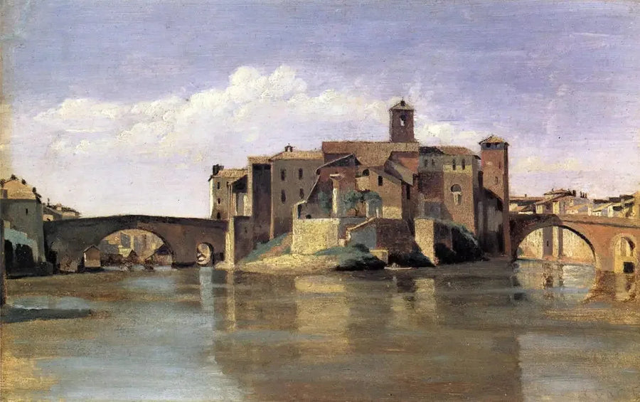 San Bartolomeo Adası - Jean-Baptiste Camille Corot