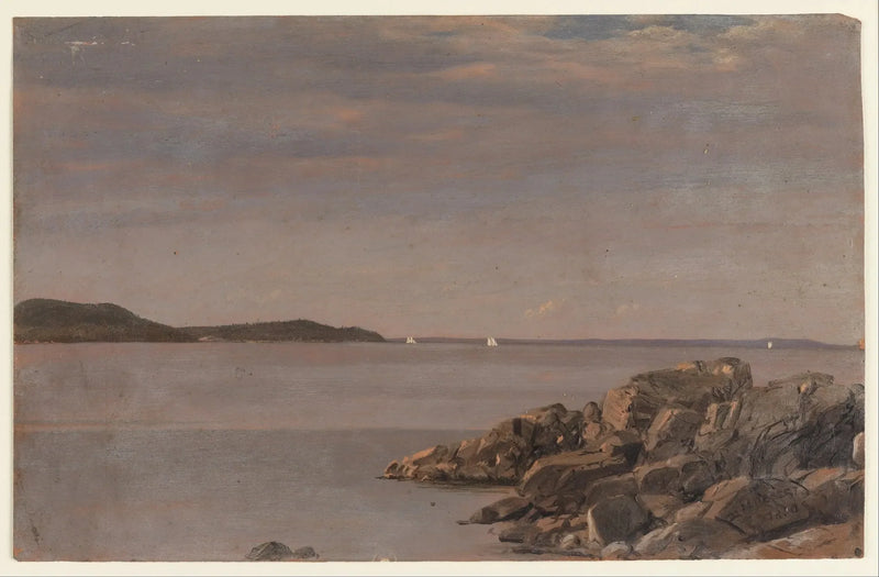 Çöl Adaları, Maine kıyısı - Frederic Edwin Church