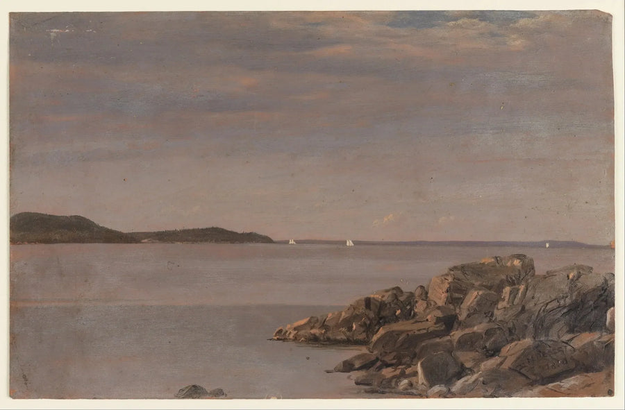 Çöl Adaları, Maine kıyısı - Frederic Edwin Church