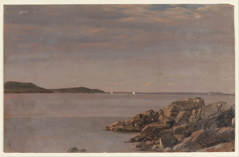 Çöl Adaları, Maine kıyısı - Frederic Edwin Church