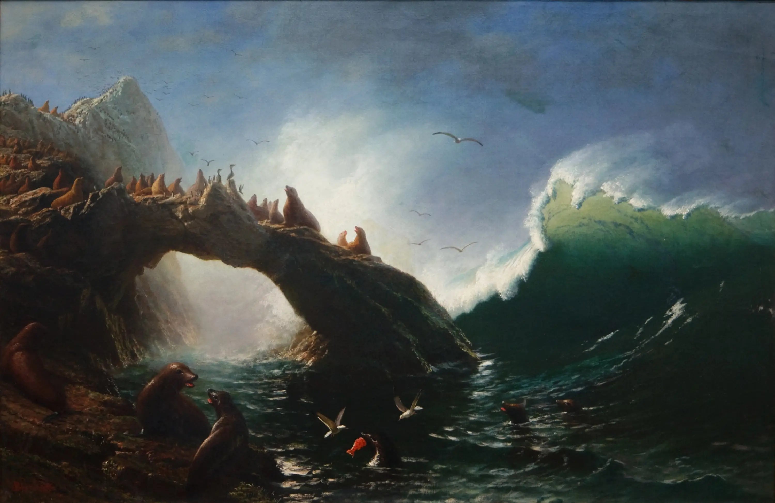 Île Farallon - Albert Bierstadt - Alpha Reproduction
