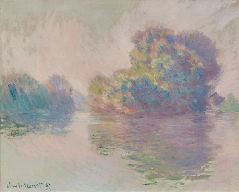Port-Villez W1493'teki Adalar - Claude Monet