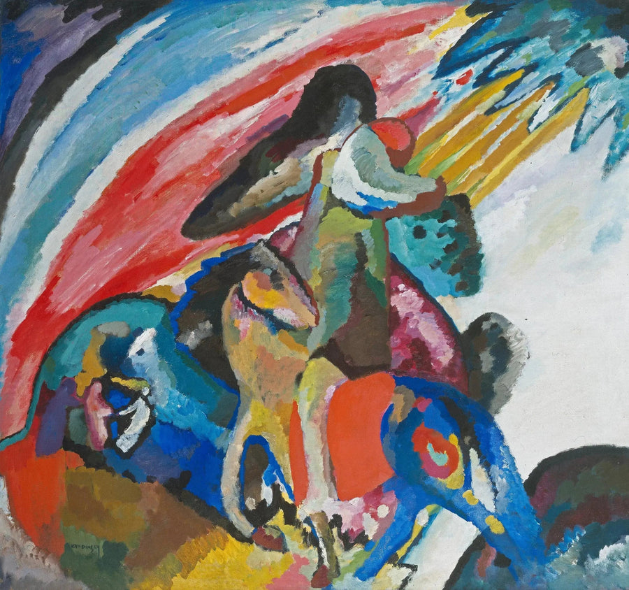 Doğaçlama 12 Süvari - Vassily Kandinsky
