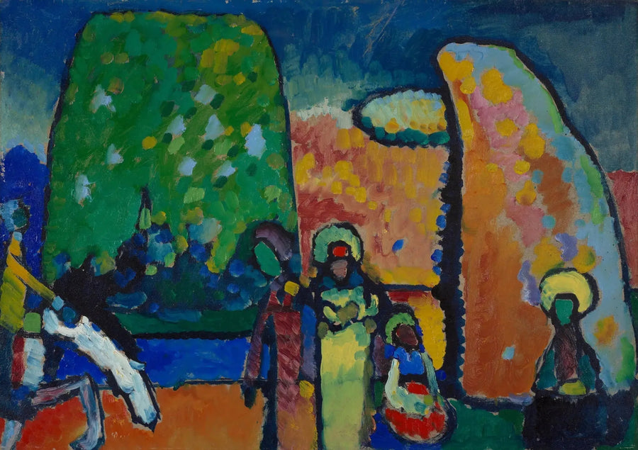 İmprovizasyon No. 2 Cenaze Marşı (çalışma) - Vassily Kandinsky
