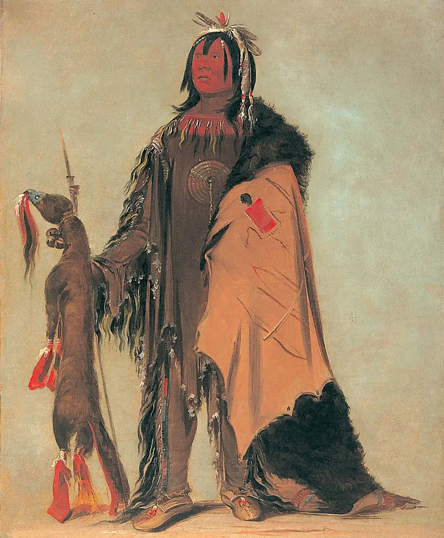 In-ne-ó-cose, Buffalo'nun Çocuğu, Bir Savaşçı - George Catlin