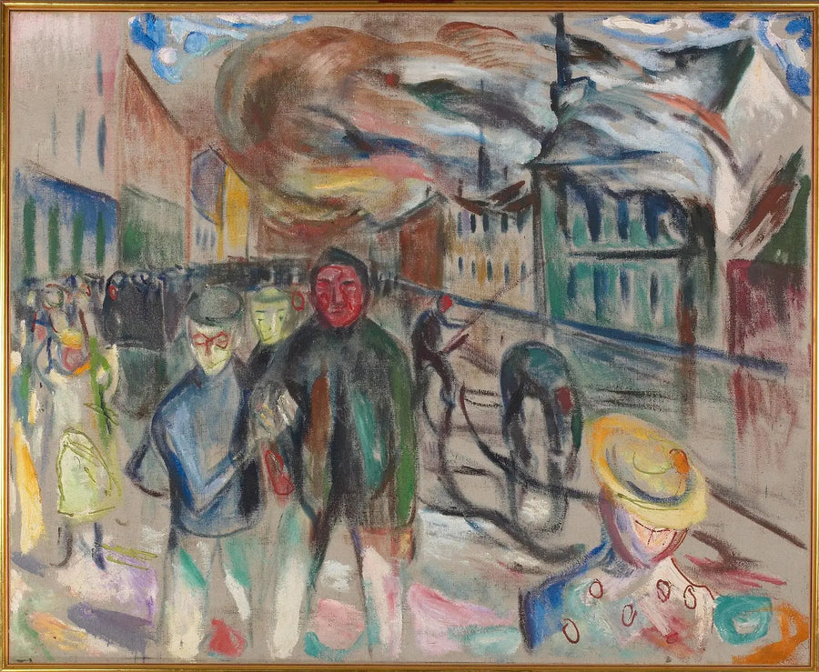 Grønland'da Yangın - Edvard Munch