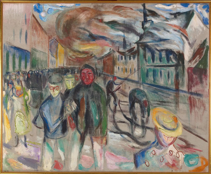 Grønland'da Yangın - Edvard Munch