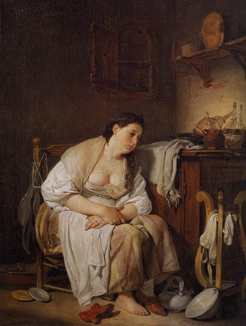 İndolence - Jean-Baptiste Greuze