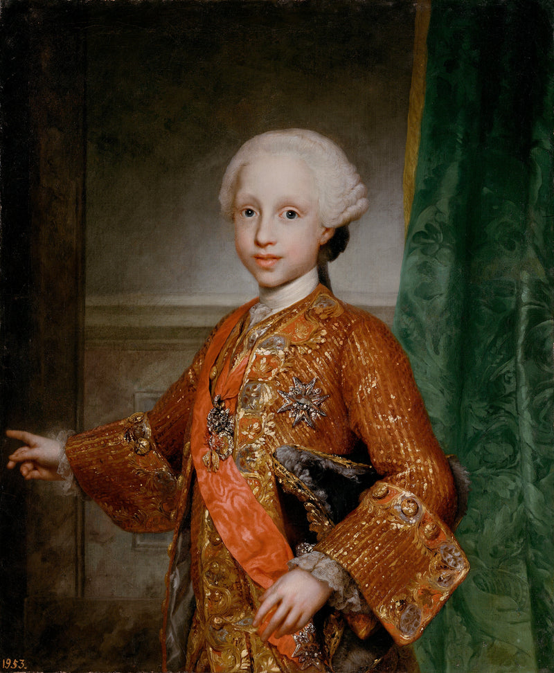 Bebek Francisco Javier d'Espagne (1757-1771) - Anton Raphael Mengs