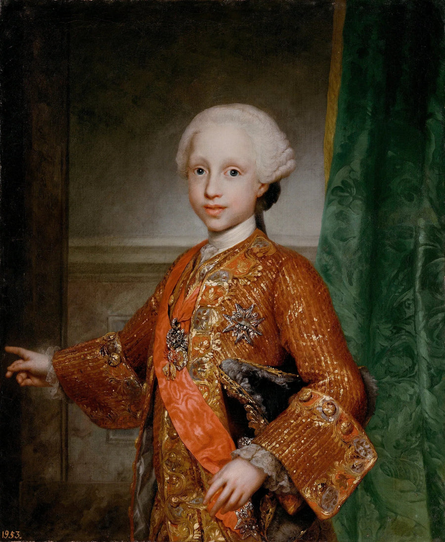 Bebek Francisco Javier d'Espagne (1757-1771) - Anton Raphael Mengs