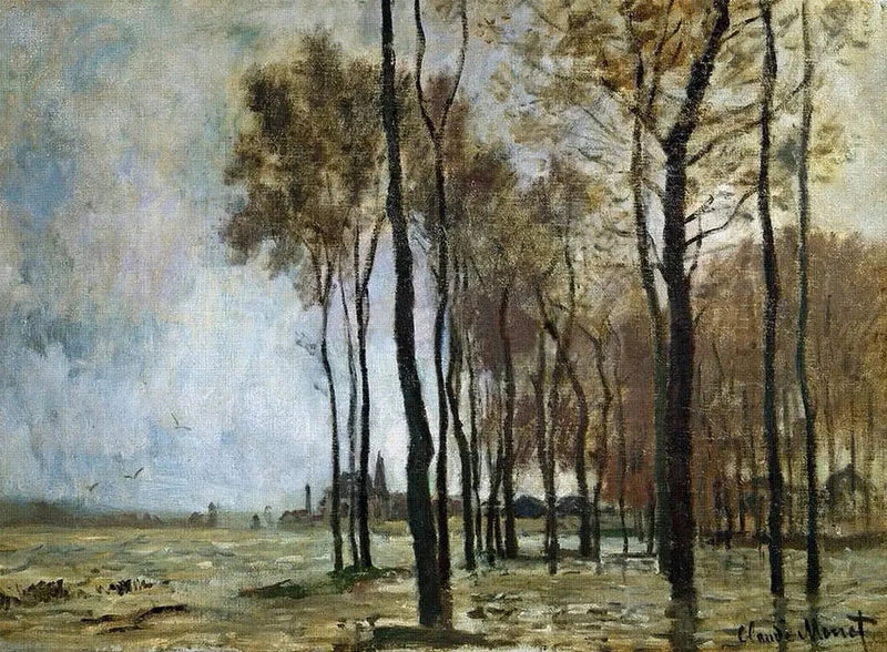 Argenteuil W252'deki Sel - Claude Monet