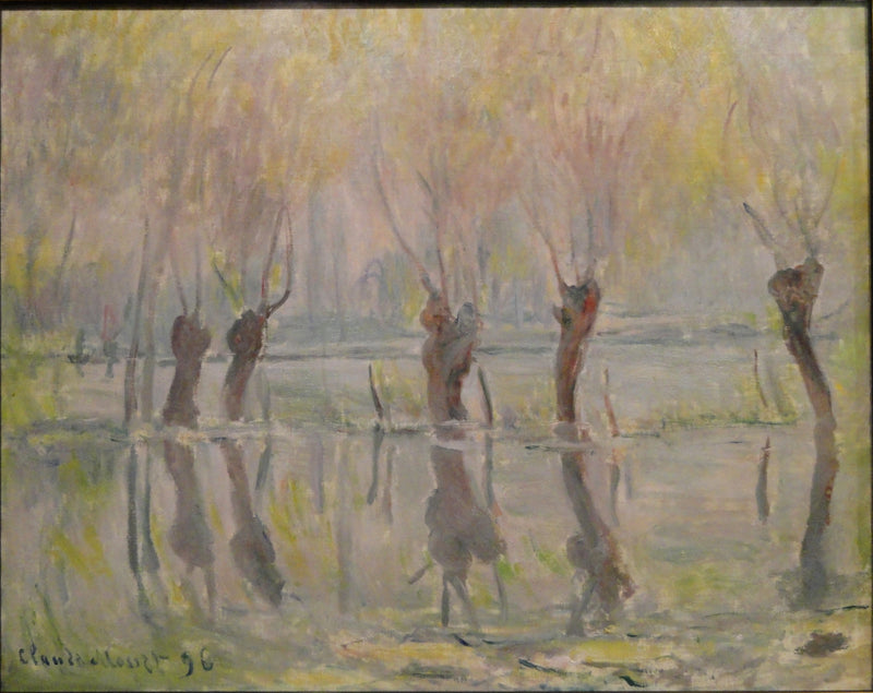 Giverny, Glyptotek W1438'de Sel - Claude Monet