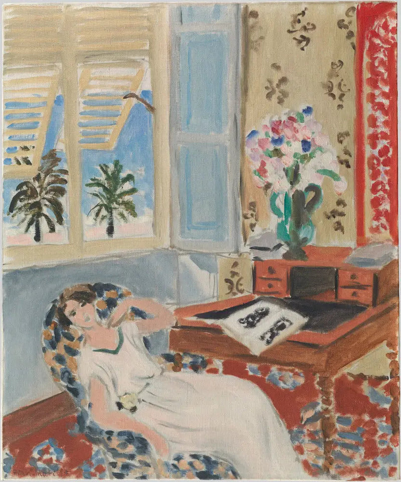 Nice'te İç Mekan, Şekerleme - Henri Matisse