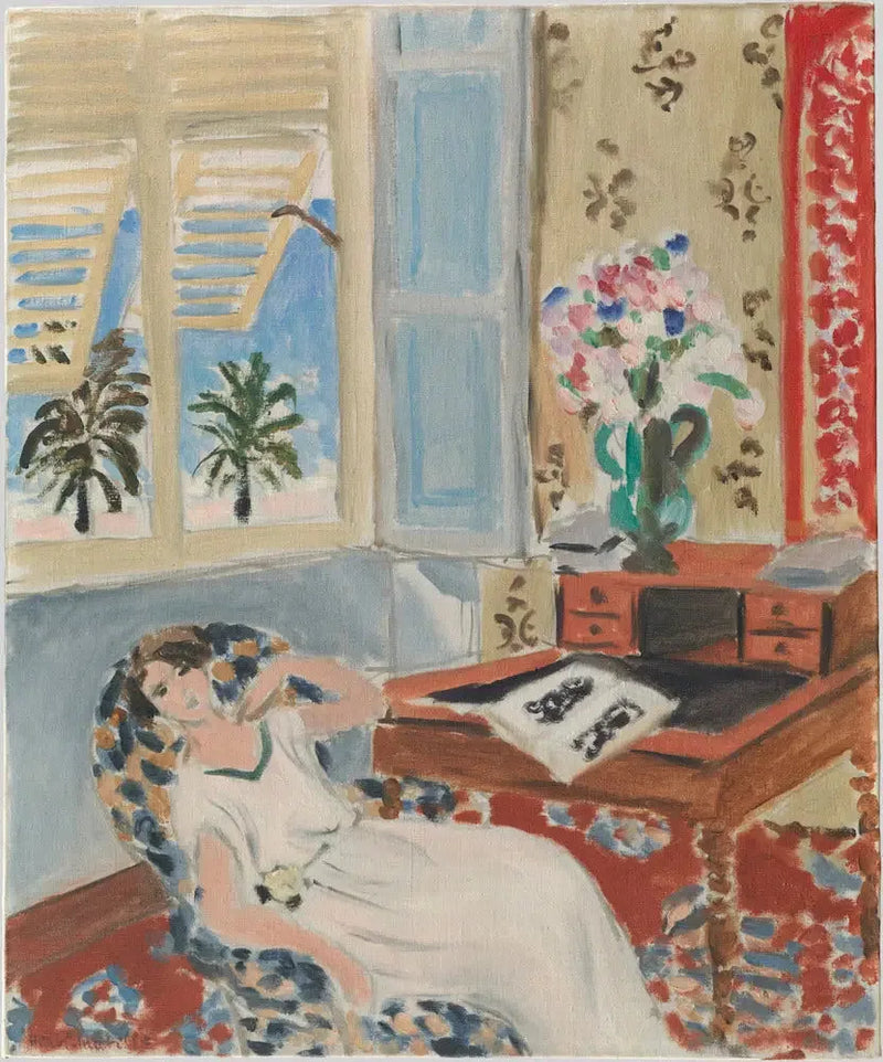 Nice'te İç Mekan, Şekerleme - Henri Matisse