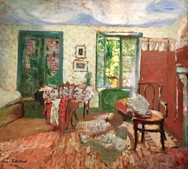 İç Mekan. Bir Sandalyenin Ayaklarında Annette - Édouard Vuillard