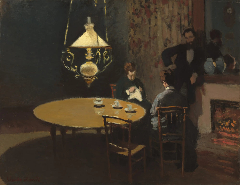 Intérieur Après dîner - Claude Monet - Alpha Reproduction