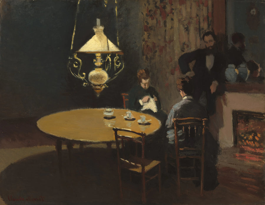 Intérieur, Après dîner - Claude Monet