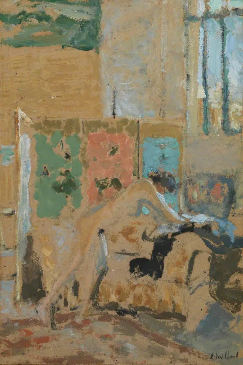 İç Mekan Ekranlı - Édouard Vuillard