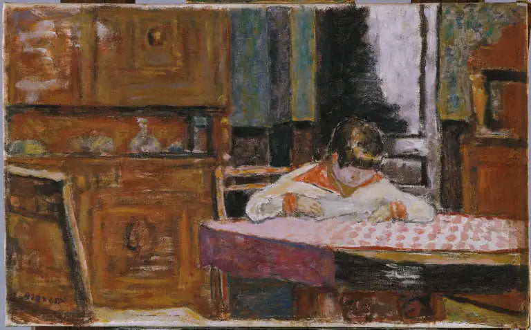 İç Mekan ve Çocuk - Pierre Bonnard