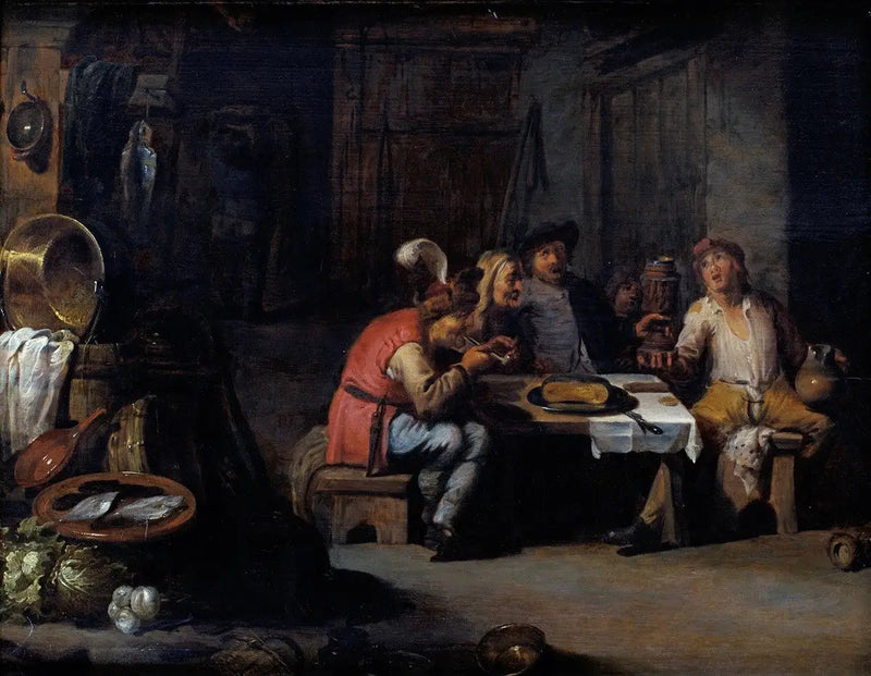 Bir bardağın içi - David Teniers le Jeune