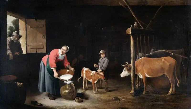 Bir ahır içi - David Teniers le Jeune