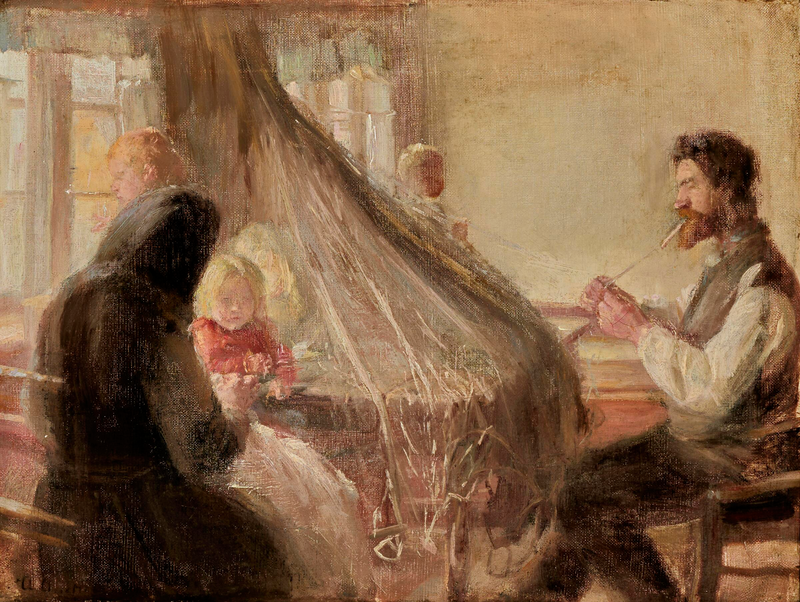 Skagen'da bir balıkçı evinin içi. - Anna Ancher