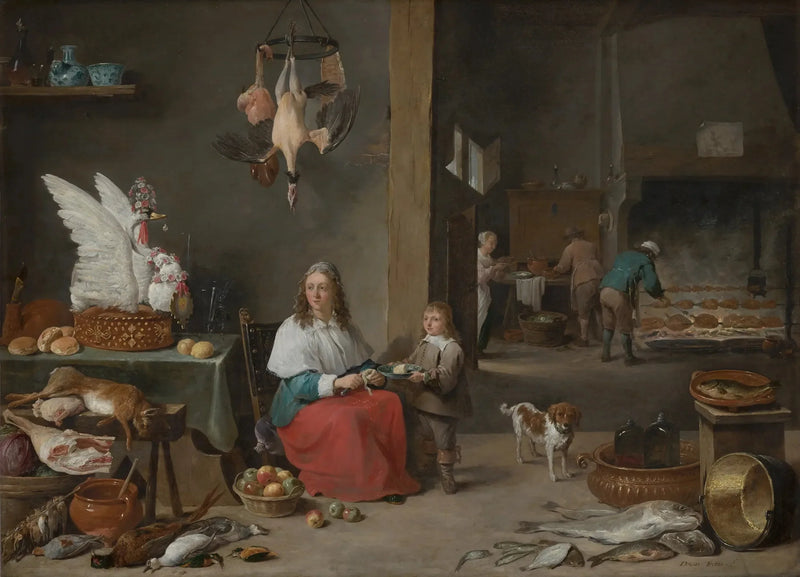 Mutfak İçi - David Teniers le Jeune