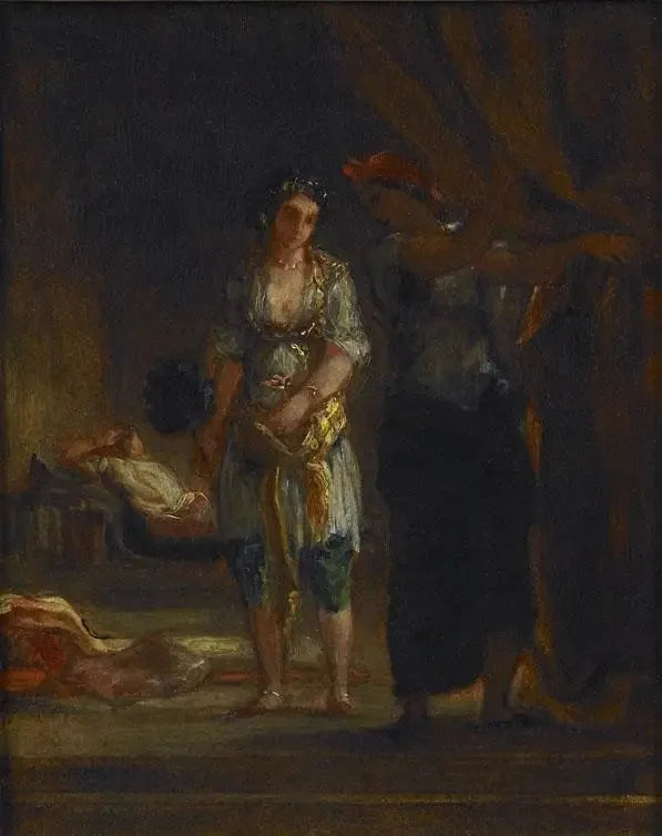 Oran'daki Harem İçi - Eugène Delacroix