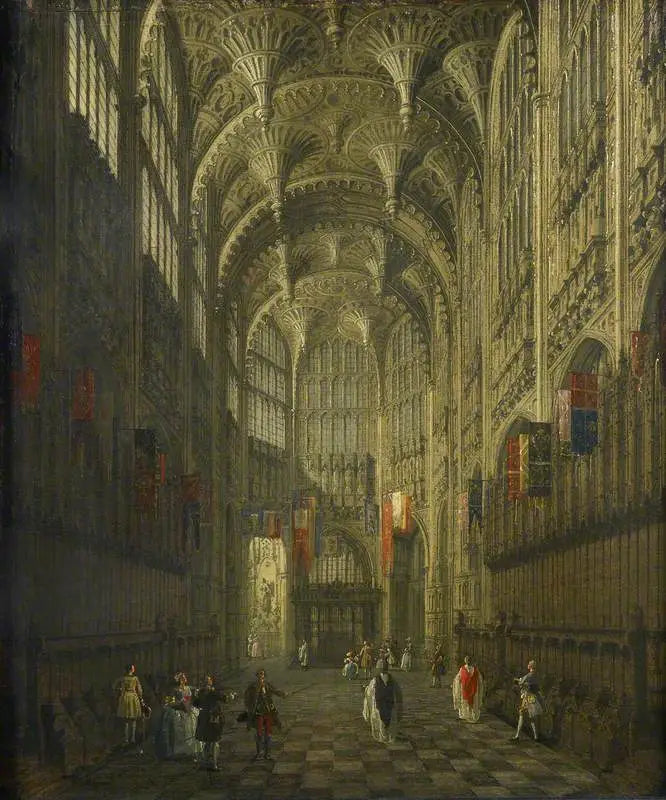 Henri VII Şapeli İç Mekânı, Westminster Manastırı - Canaletto