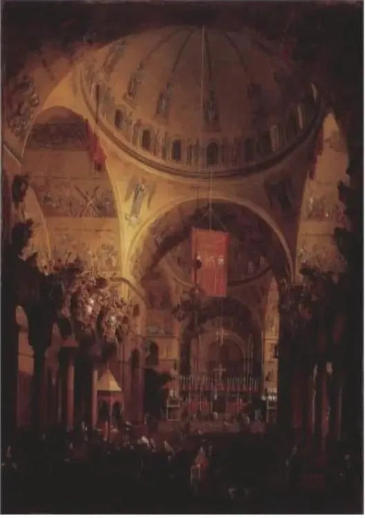 San Marco İç Mekânı, Venedik - Canaletto